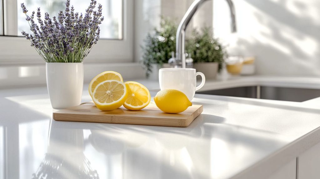 En este artículo te aconsejamos sobre de qué color poner la encimera en una cocina blanca y exploramos las tendencias actuales.