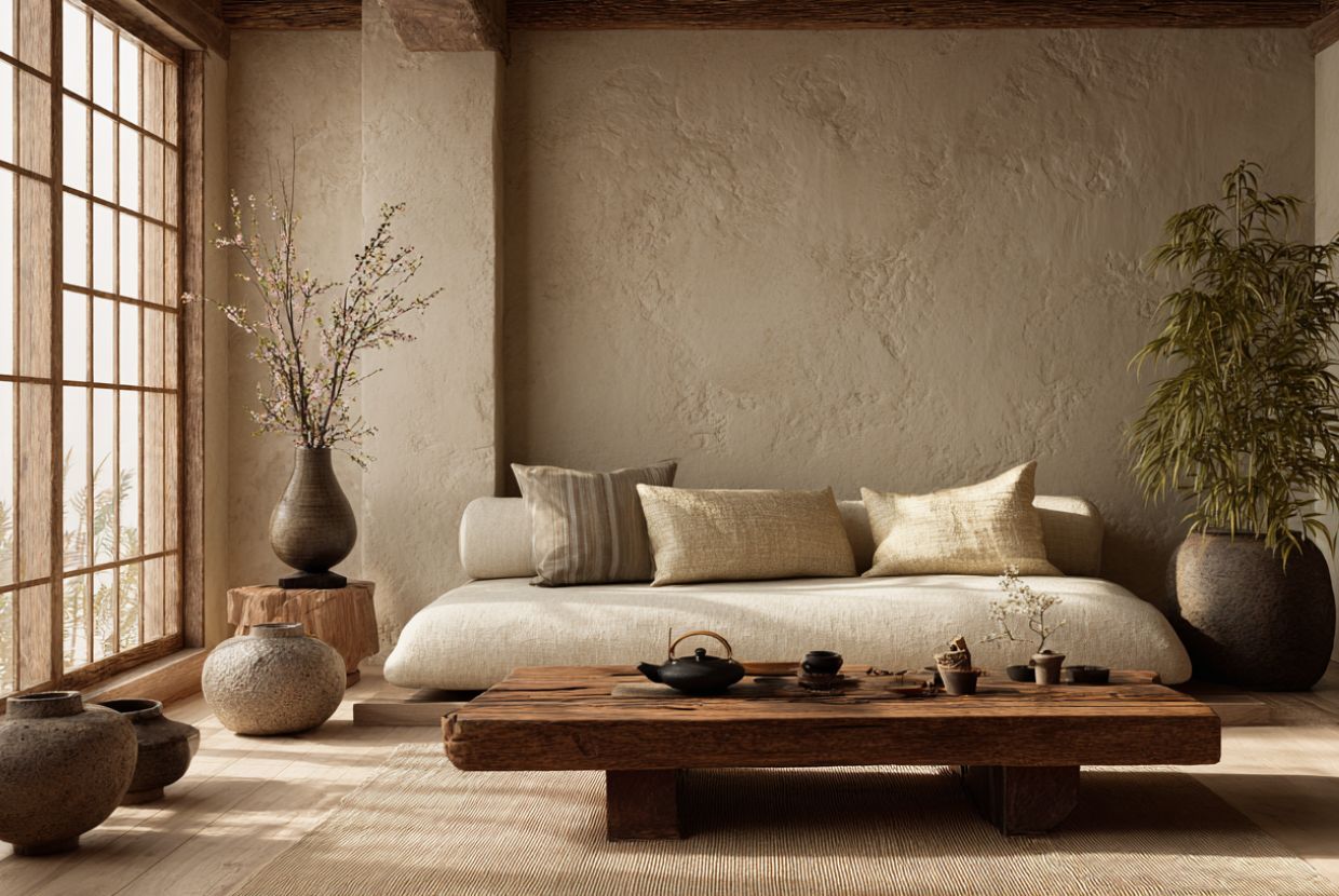The Wabi Sabi style appreciates what ages gracefully, what has a history, what doesn't need to be disguised to be beautiful.