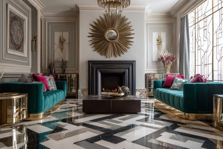 Discover how the Art Deco style has been reinvented in the 21st century with bold colors and elegant design for spaces with personality.