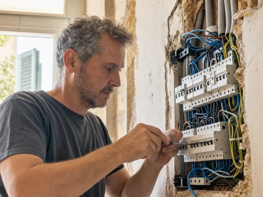 Renovar la instalación eléctrica en una reforma — guía de Tecnic Project, Mallorca