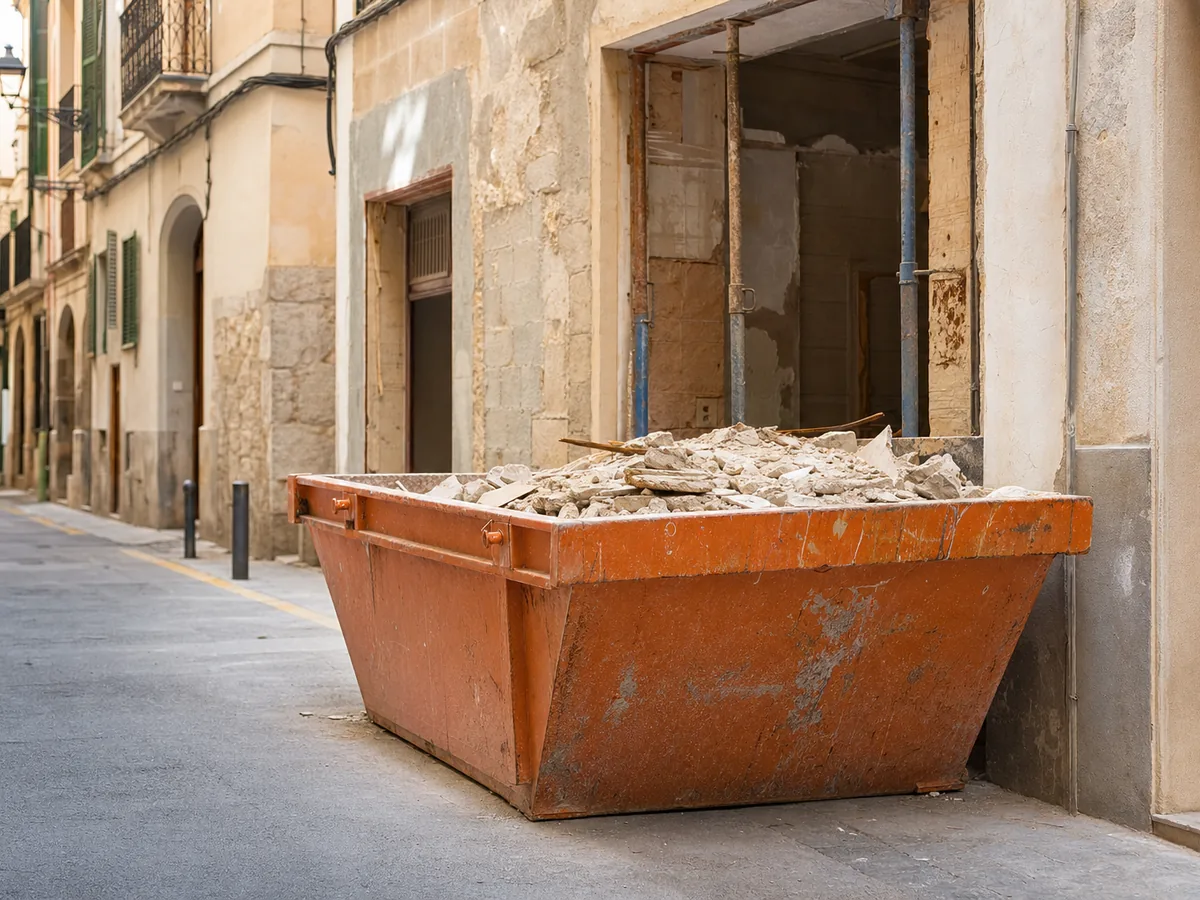 Permiso de contenedor de obra en Palma — guía de Tecnic Project, Mallorca